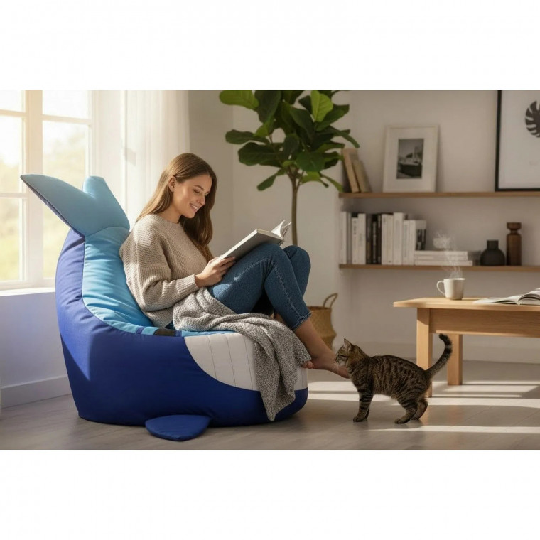 Бескаркасное кресло-персонаж КАШАЛОТ