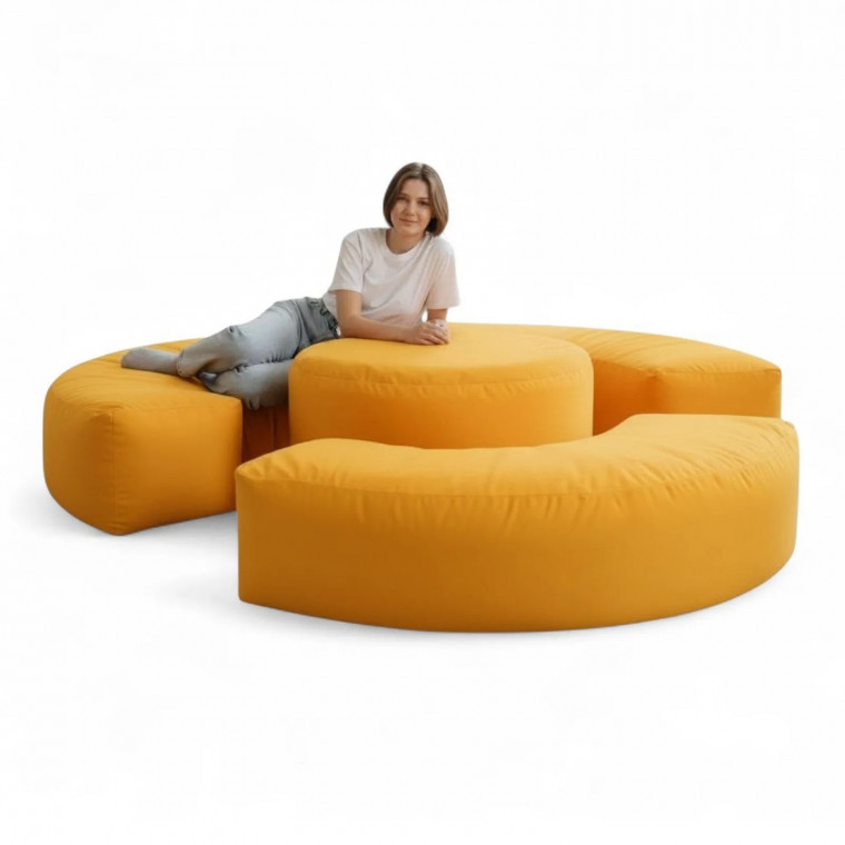 Комплект бескаркасных пуфов КОМБО