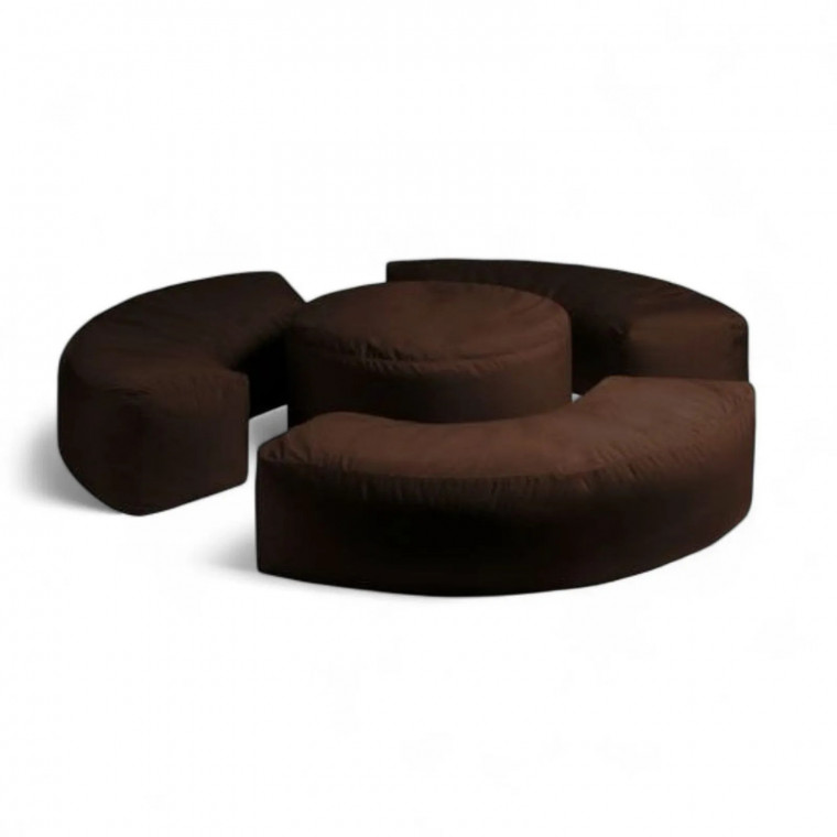 Комплект бескаркасных пуфов КОМБО