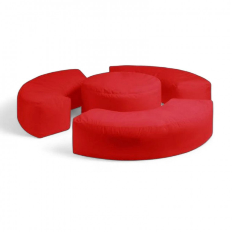 Комплект бескаркасных пуфов КОМБО