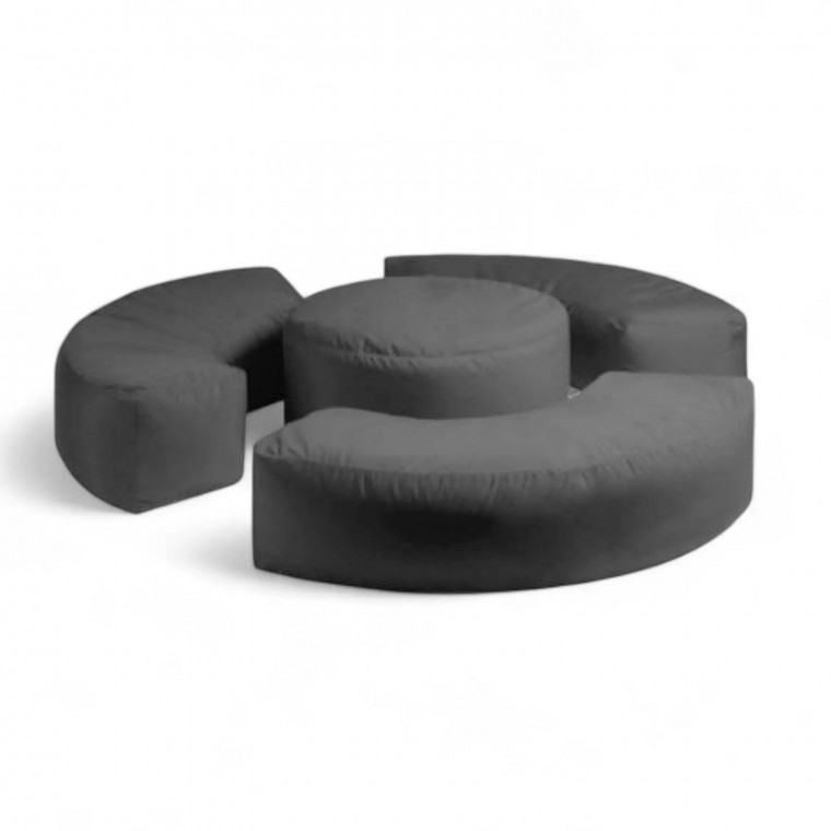 Комплект бескаркасных пуфов КОМБО