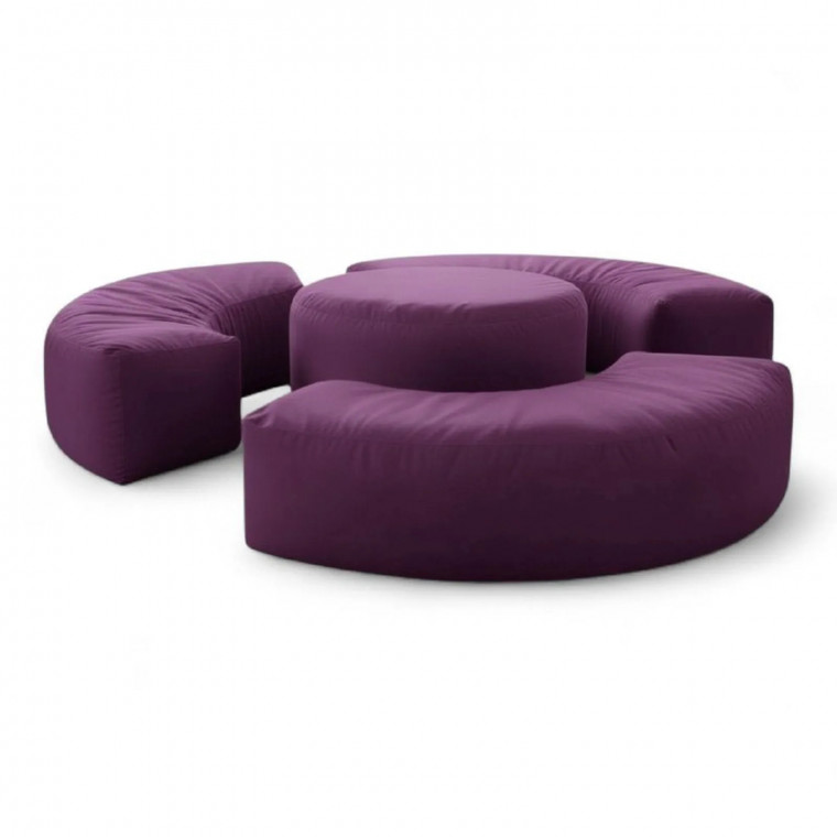 Комплект бескаркасных пуфов КОМБО