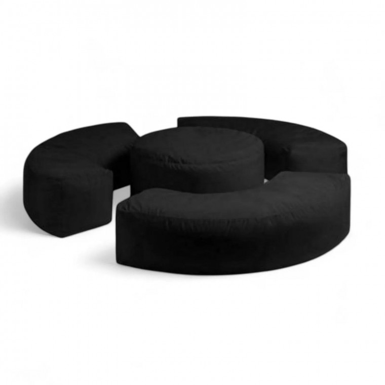 Комплект бескаркасных пуфов КОМБО