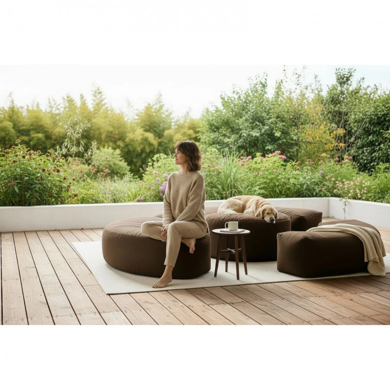 Комплект бескаркасных пуфов КОМБО