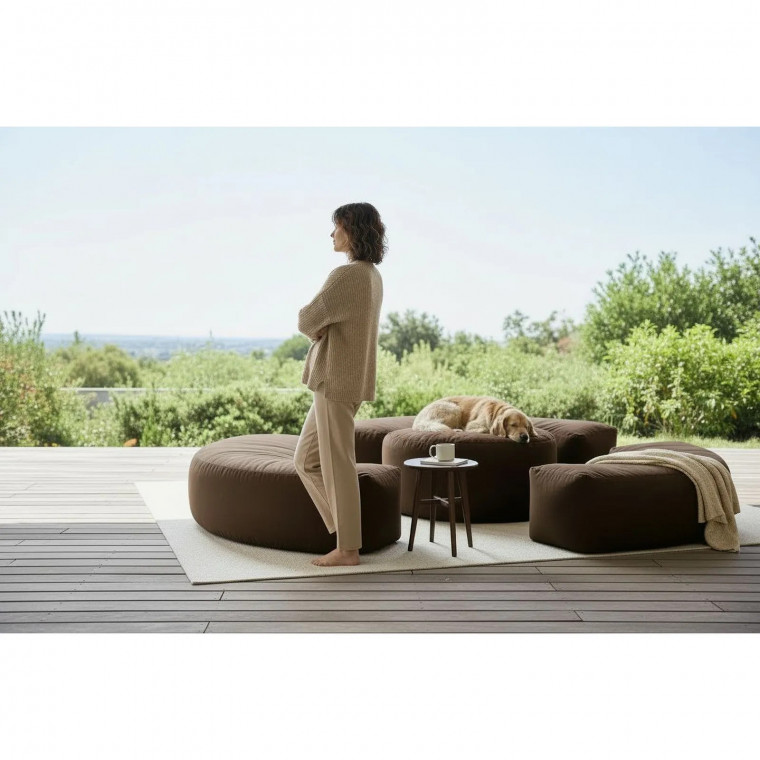 Комплект бескаркасных пуфов КОМБО