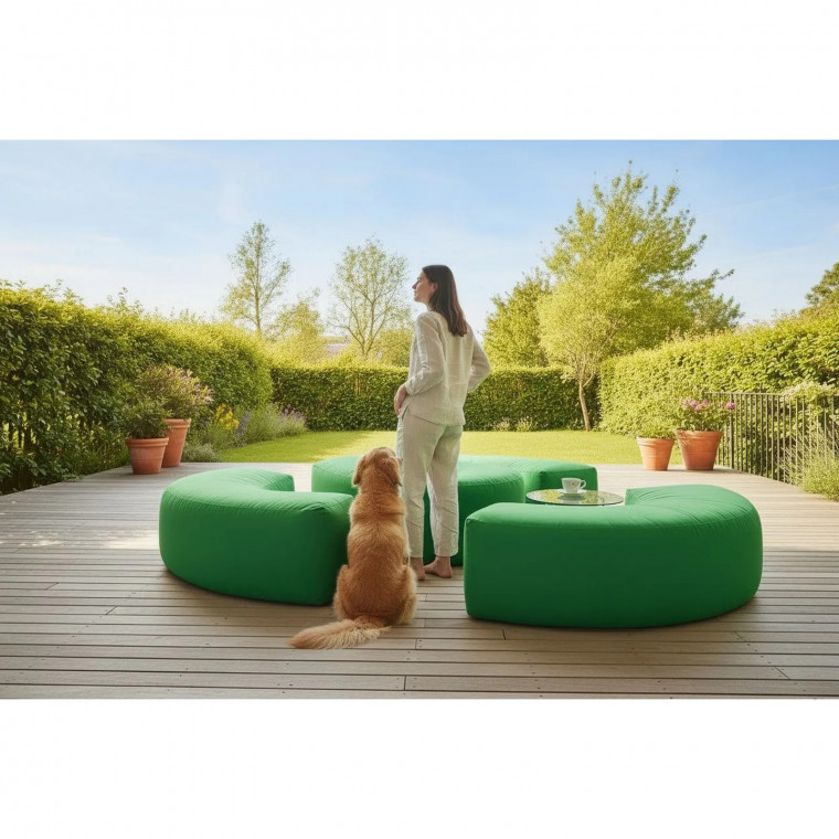 Комплект бескаркасных пуфов КОМБО