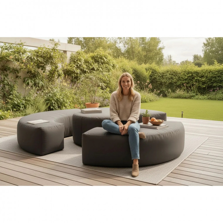 Комплект бескаркасных пуфов КОМБО