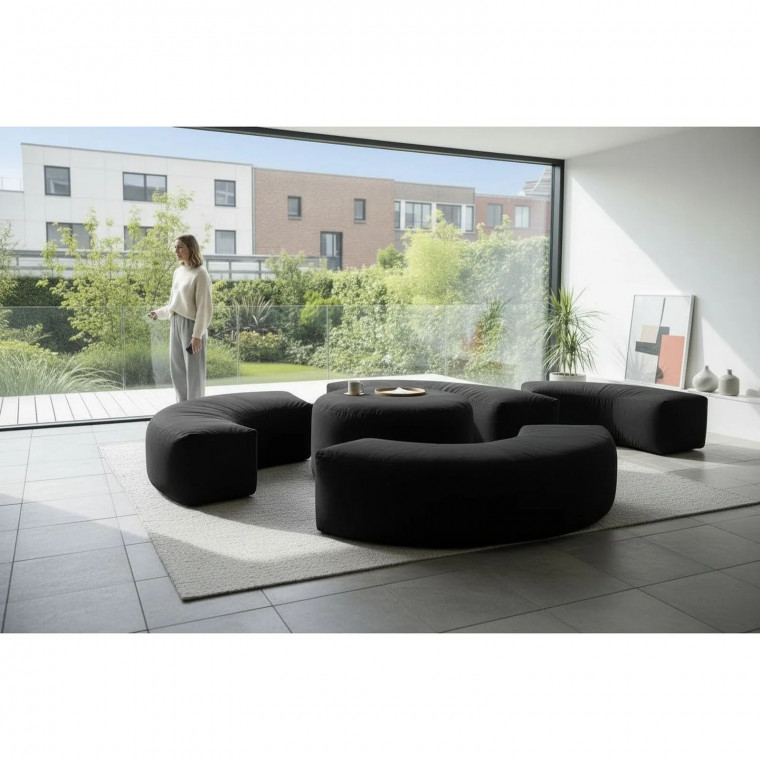 Комплект бескаркасных пуфов КОМБО