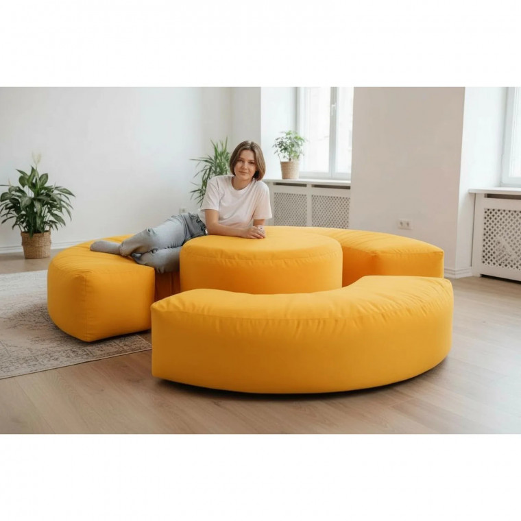 Комплект бескаркасных пуфов КОМБО