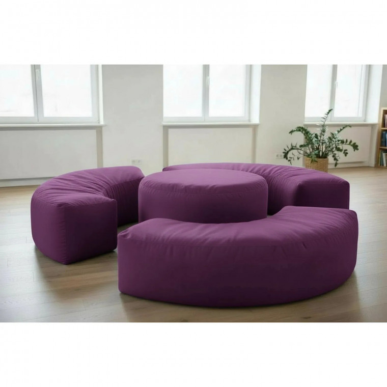 Комплект бескаркасных пуфов КОМБО