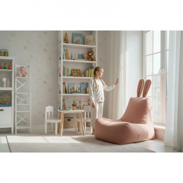 Бескаркасное кресло-персонаж ЗАЙЧИШКА