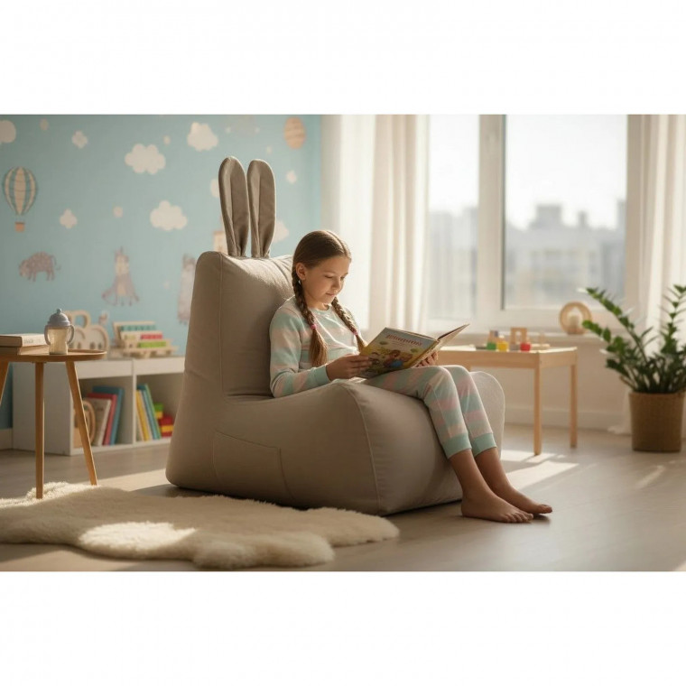 Бескаркасное кресло-персонаж ЗАЙЧИШКА