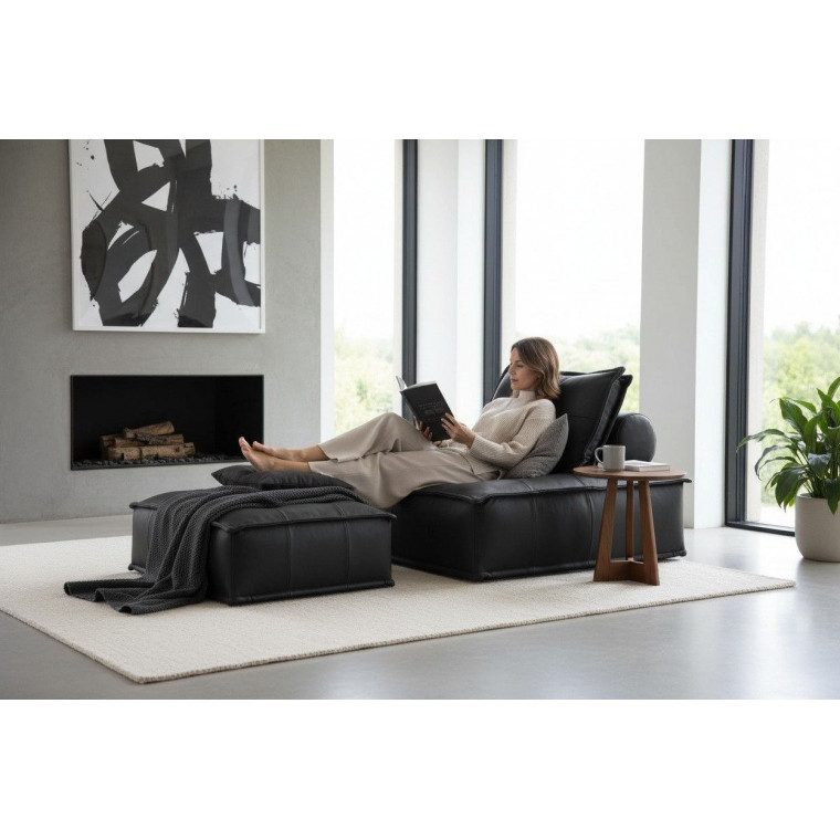 Бескаркасный диван-пуф ТОГА с оттоманкой