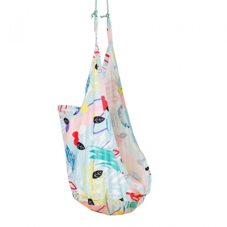 Детское ПОДВЕСНОЕ кресло-гамак (качели, кокон)