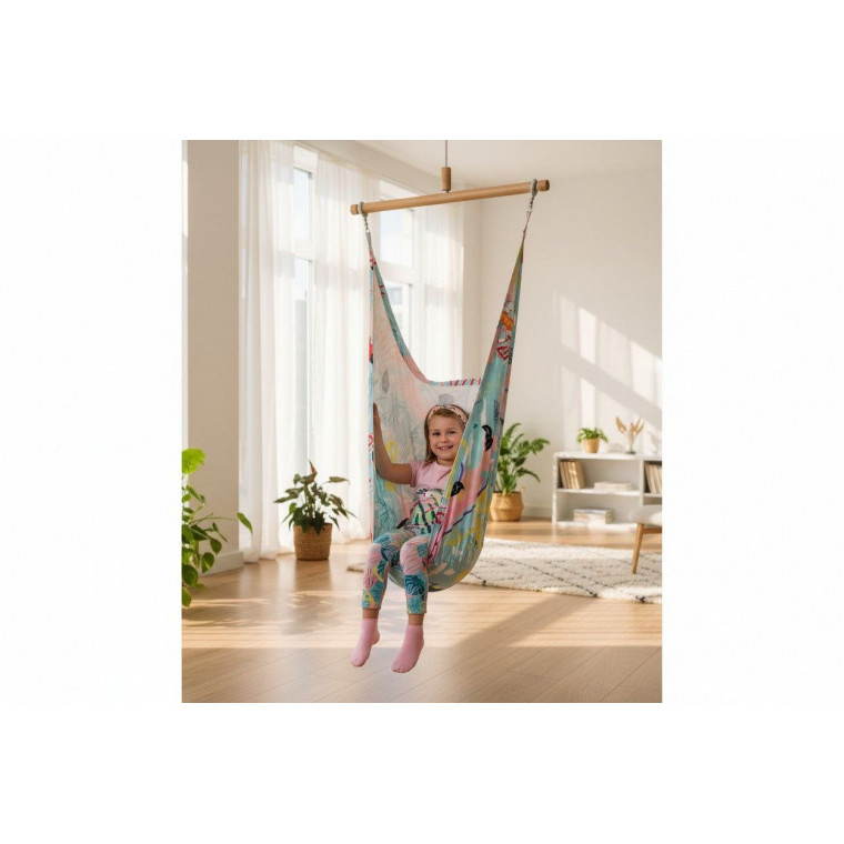 Детское ПОДВЕСНОЕ кресло-гамак (качели, кокон)