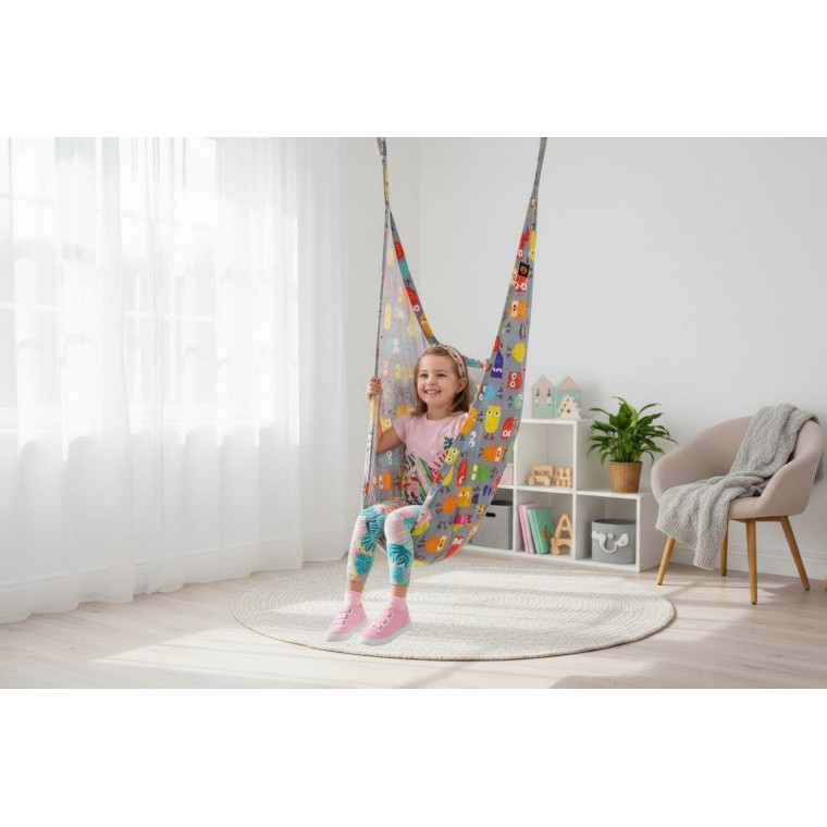 Детское ПОДВЕСНОЕ кресло-гамак (качели, кокон)