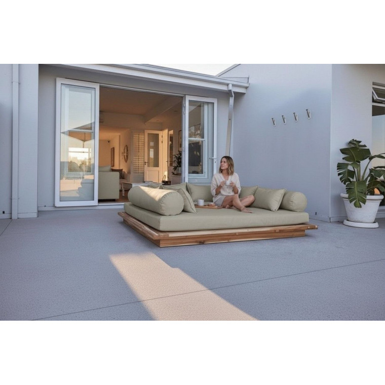 Комплект для садового лежака (матрас, подушки)