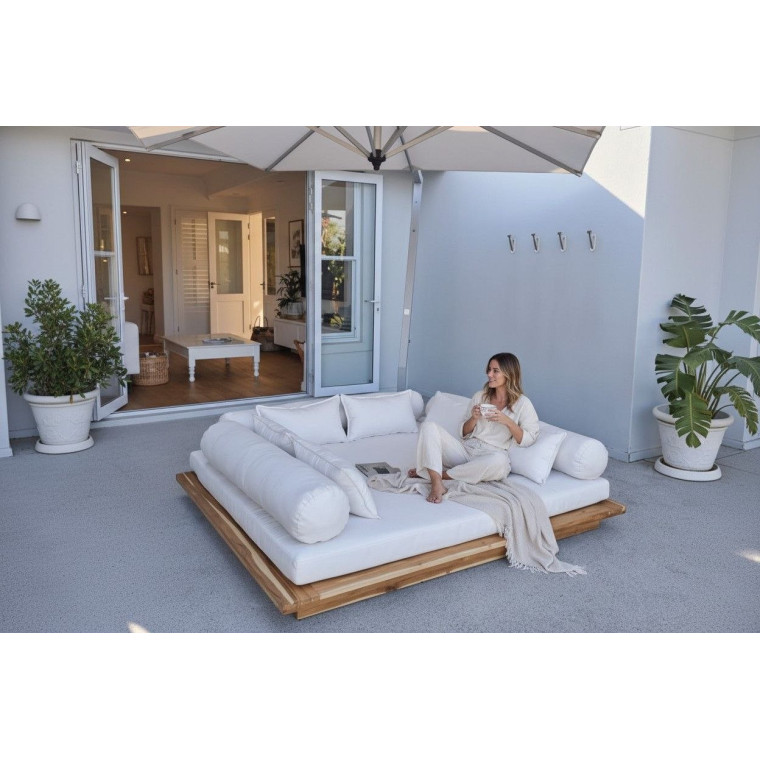 Комплект для садового лежака (матрас, подушки)