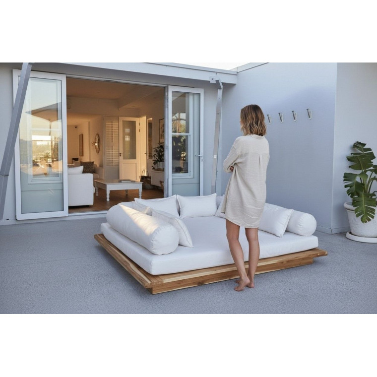 Комплект для садового лежака (матрас, подушки)