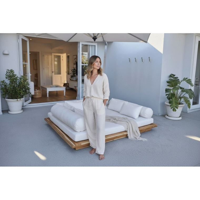 Комплект для садового лежака (матрас, подушки)