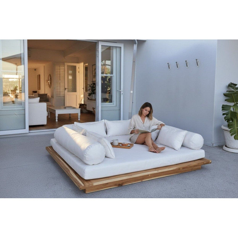 Комплект для садового лежака (матрас, подушки)