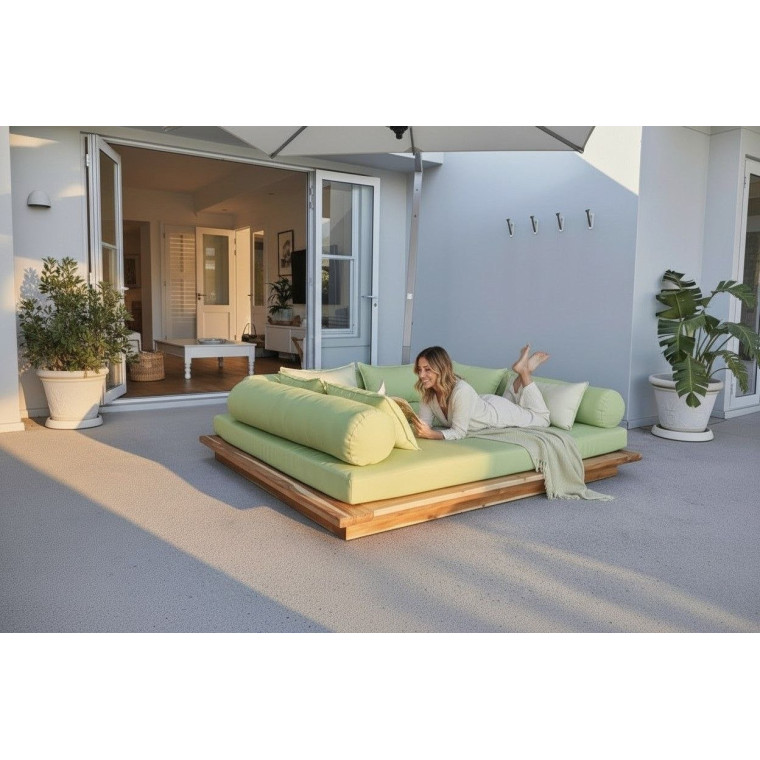 Комплект для садового лежака (матрас, подушки)