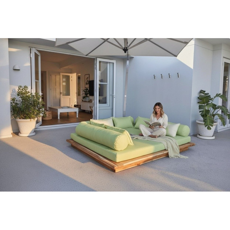 Комплект для садового лежака (матрас, подушки)