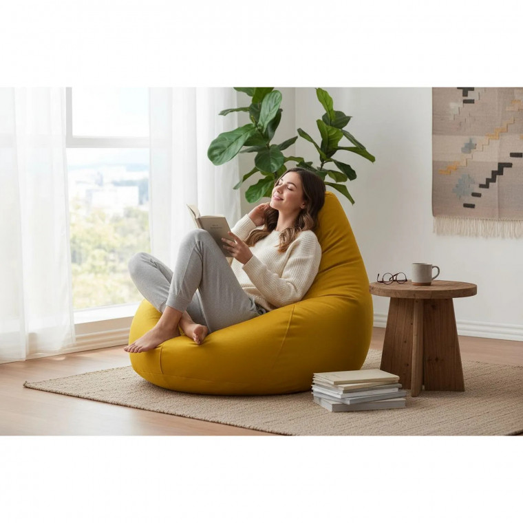 Кресло-мешок груша ЭКОКОЖА