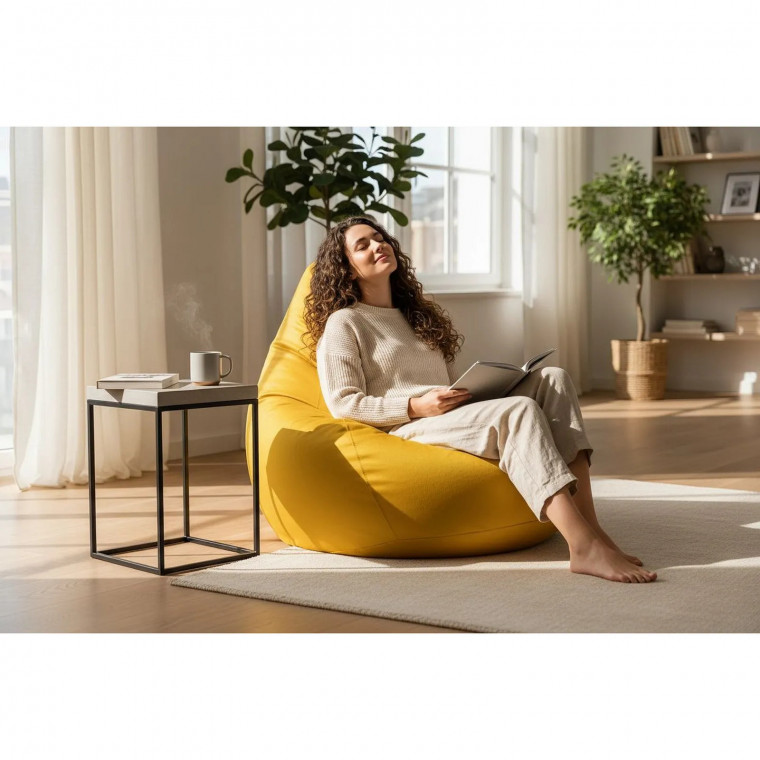 Кресло-мешок груша ЭКОКОЖА