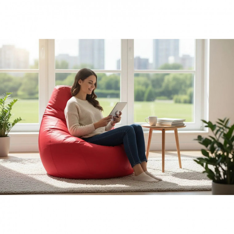 Кресло-мешок груша ЭКОКОЖА