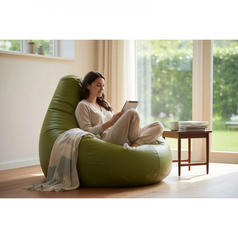 Кресло-мешок груша ЭКОКОЖА