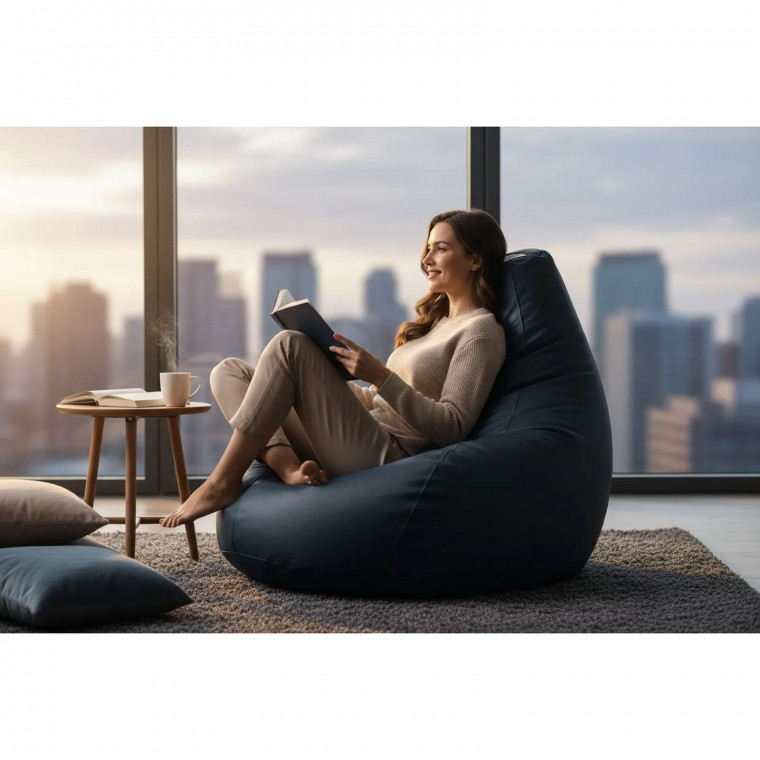 Кресло-мешок груша ЭКОКОЖА