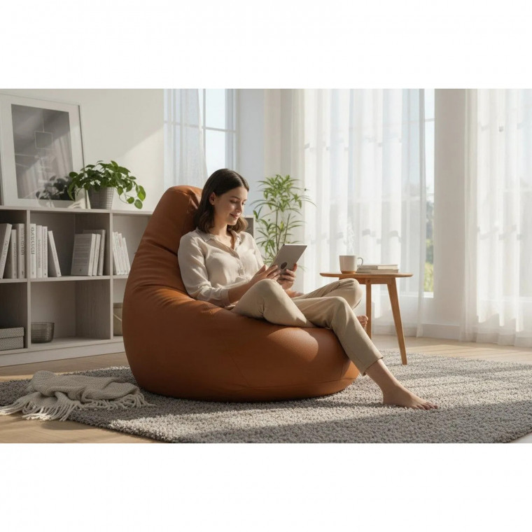 Кресло-мешок груша ЭКОКОЖА