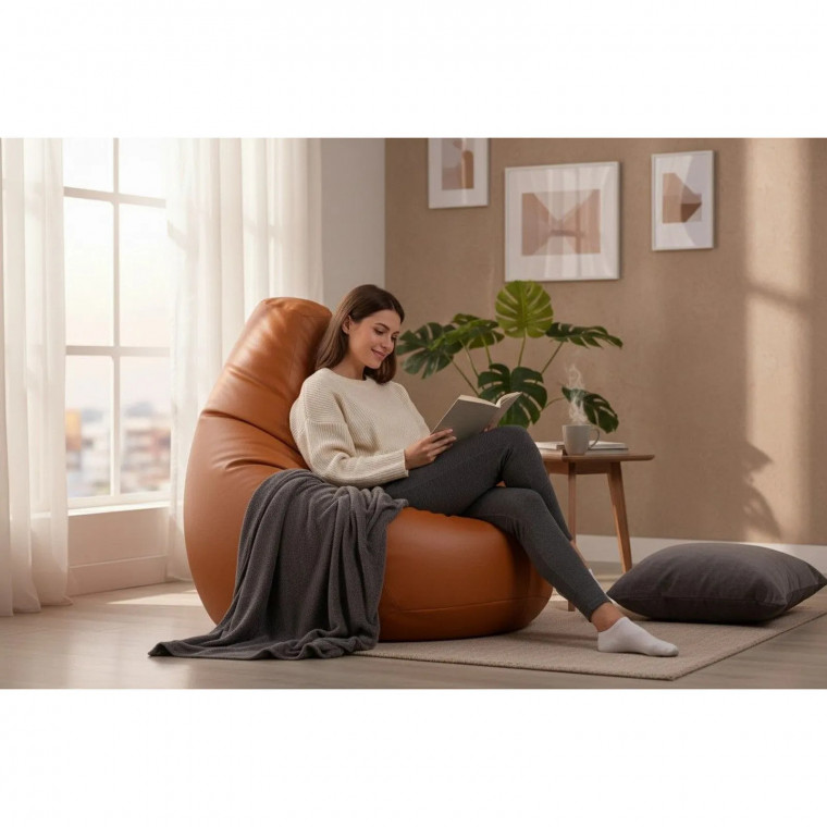 Кресло-мешок груша ЭКОКОЖА