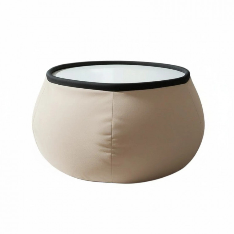 Бескаркасный пуф-столик ТОППЕР